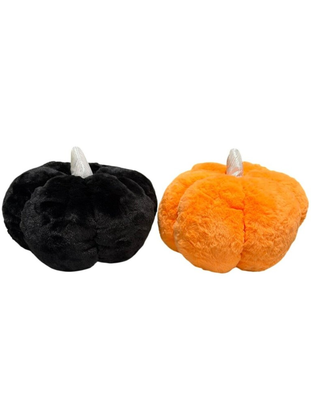 Hide & Eek! Decorative Plush Pumpkin Pillow Set 7.5x9.5 Inches